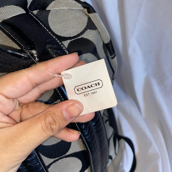 Coach Signature Backpack - Picture 12 of 13
